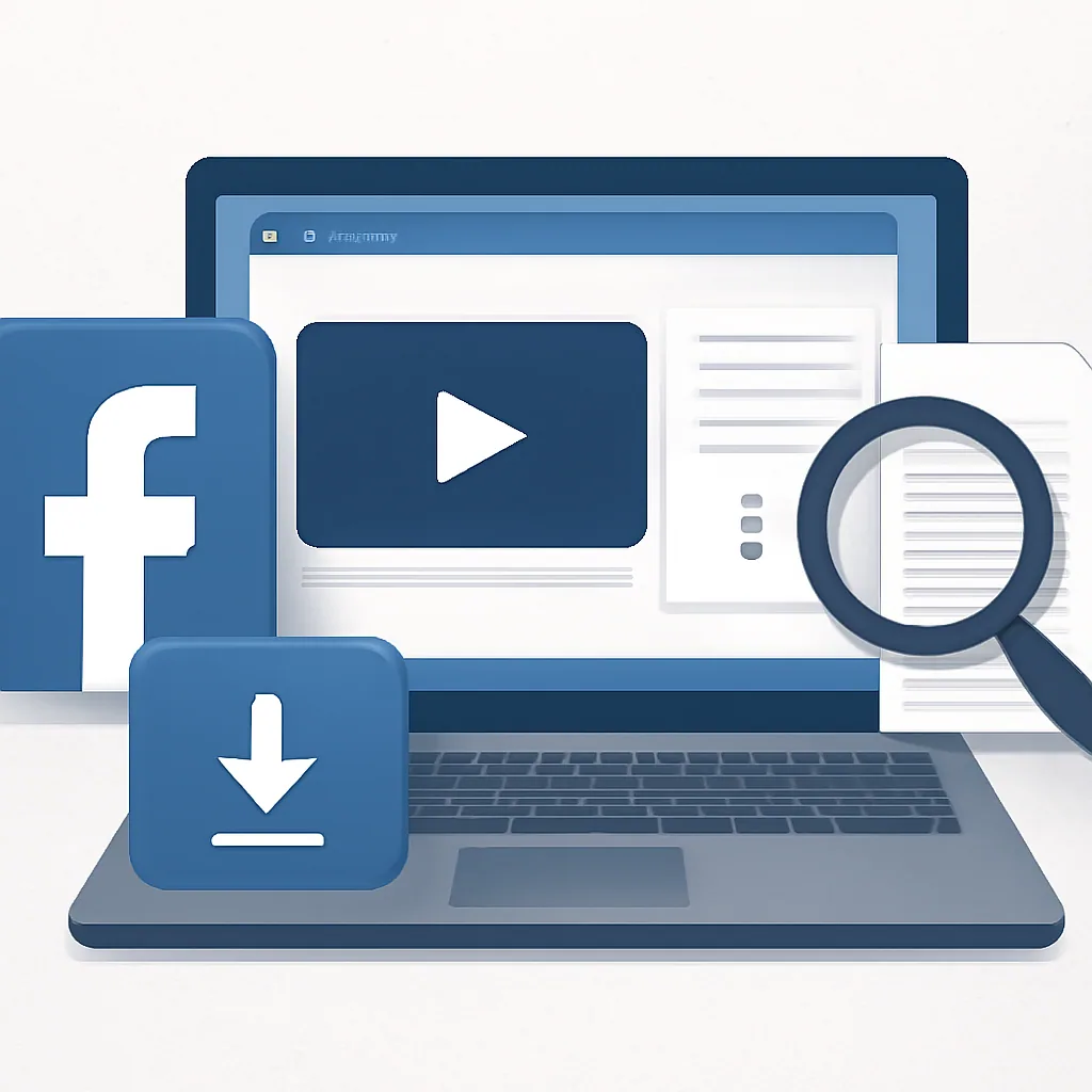 online url facebook video transcript downloader