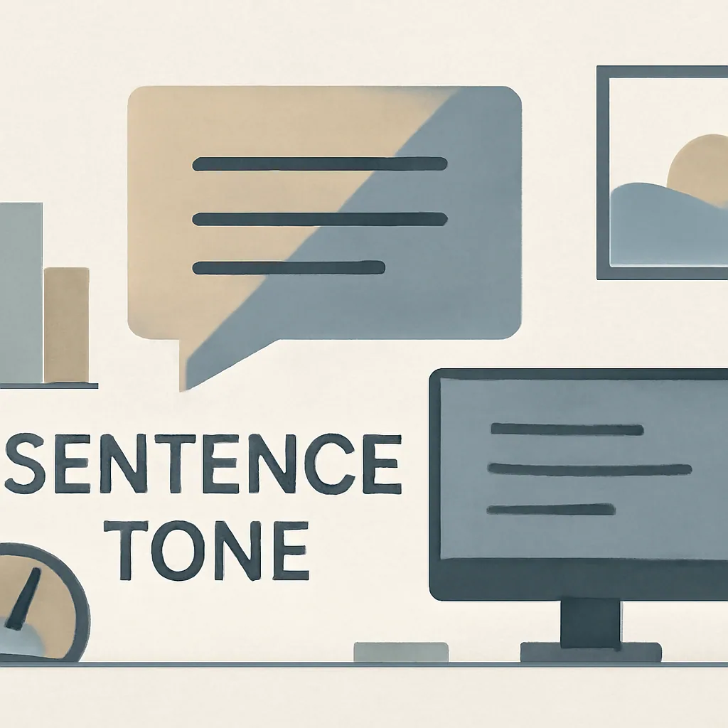 Understanding Sentence Tone — sentence tone