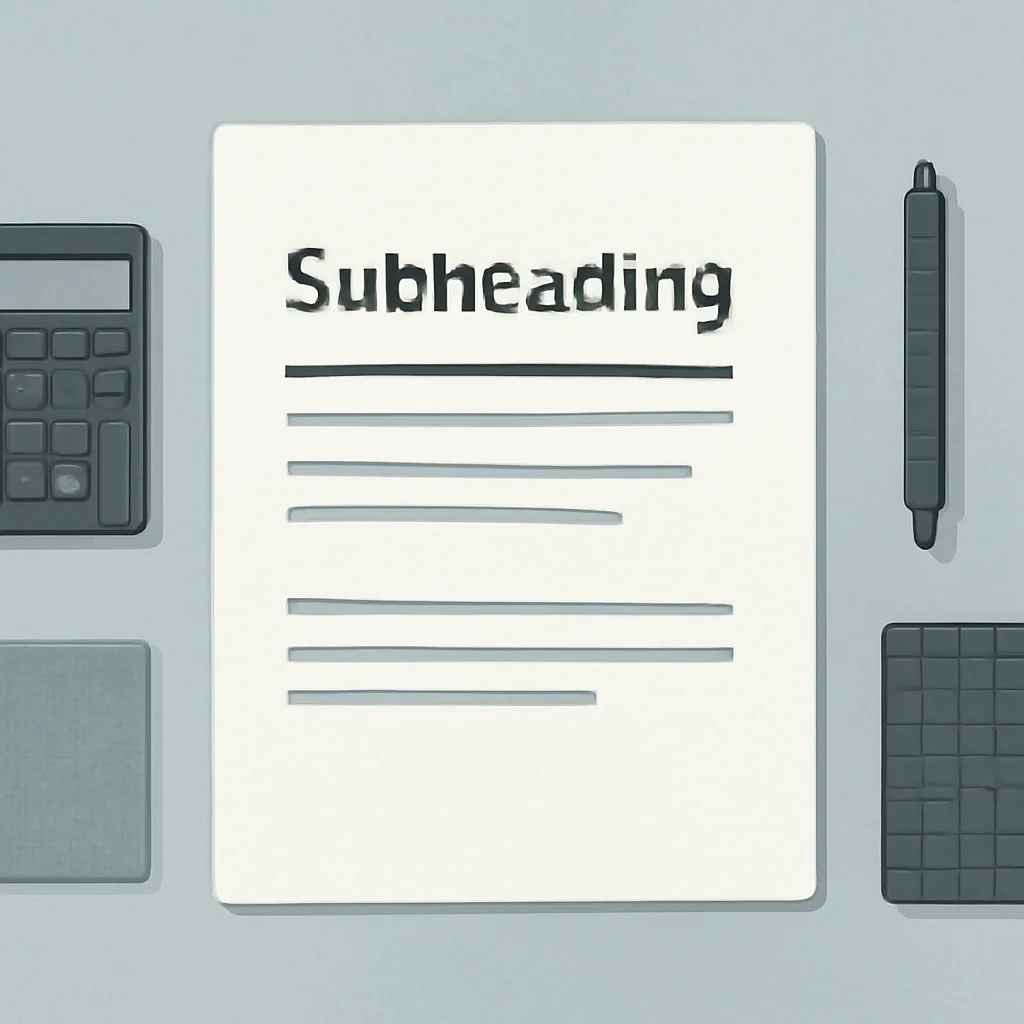 Understanding the Importance of Subheadings — subheading