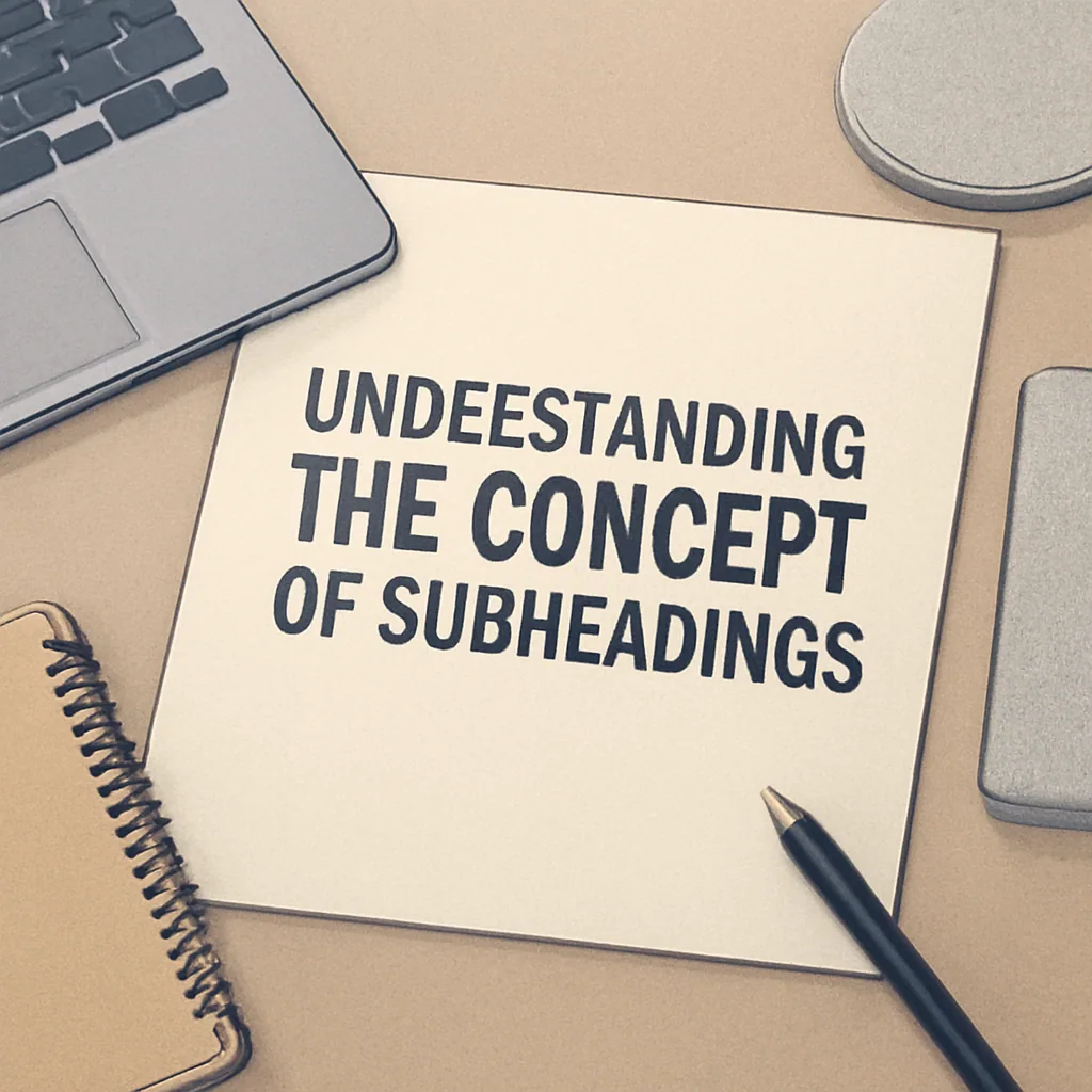 Understanding the Concept of Subheadings — what is the subheading