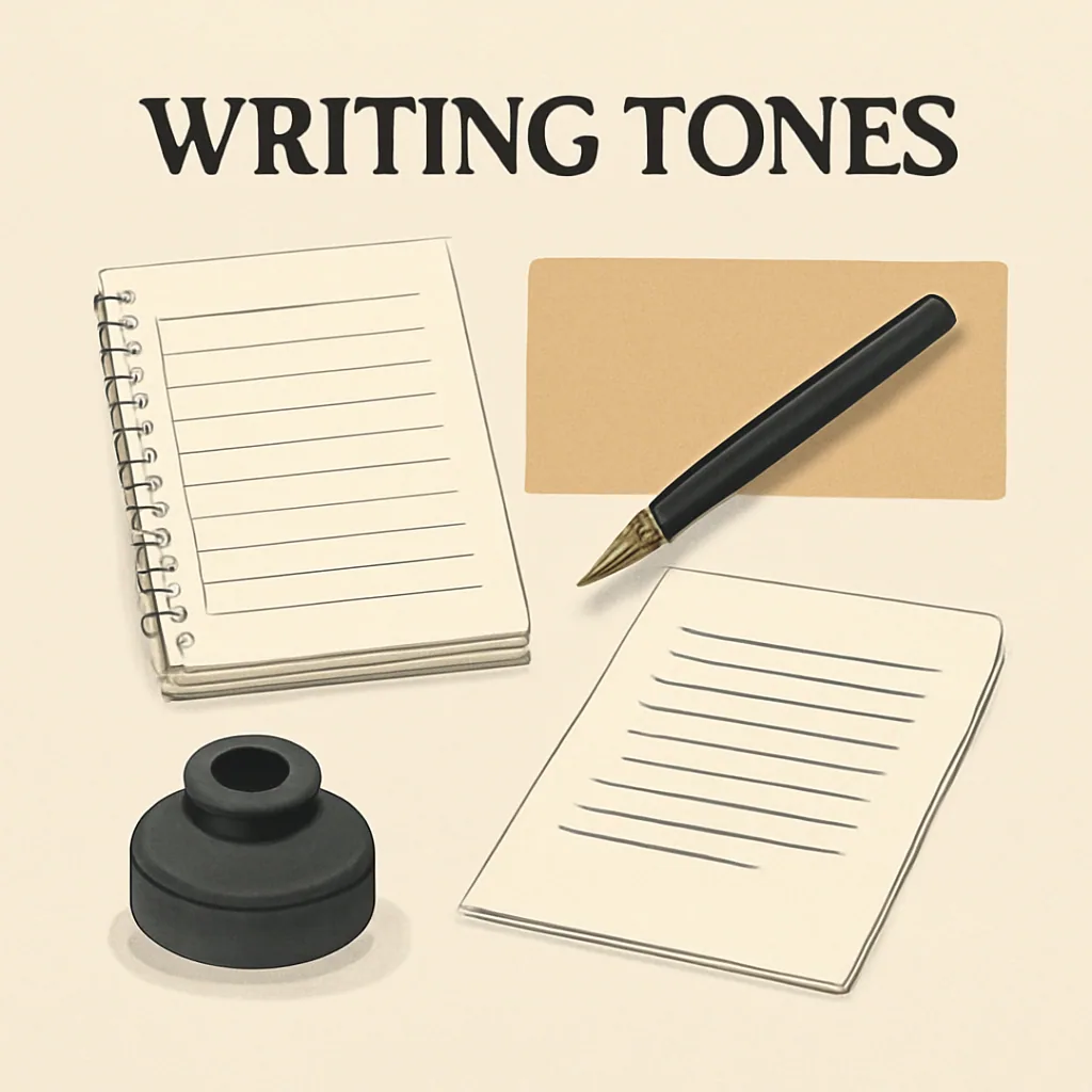 1. Understanding Writing Tones — writing tones examples